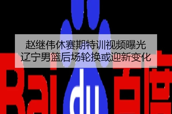 赵继伟休赛期特训视频曝光 辽宁男篮后场轮换或迎新变化
